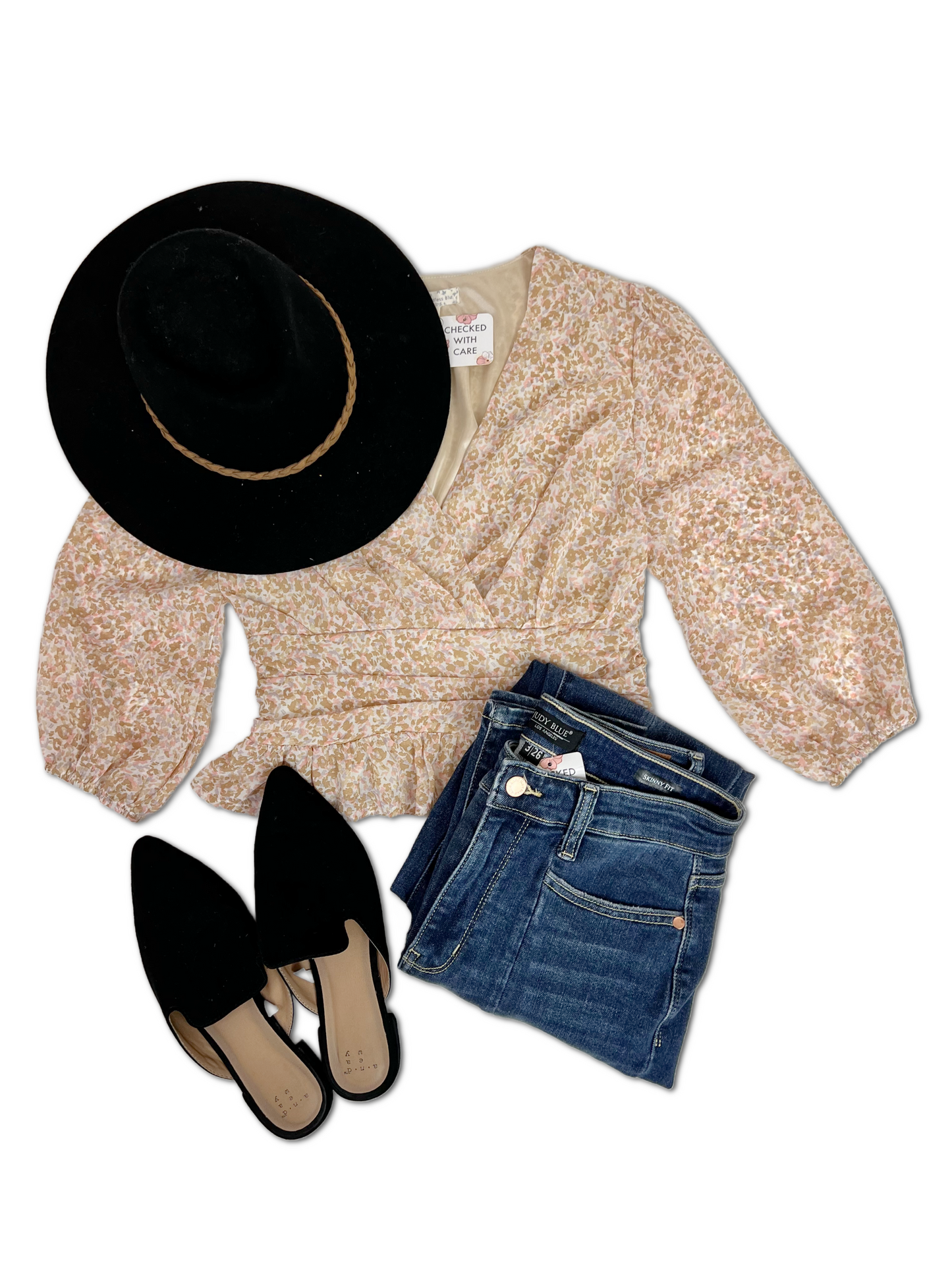 Samantha - Blush Peplum