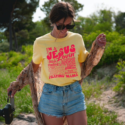 I’m A Jesus Lovin Praying Mama Graphic Tee