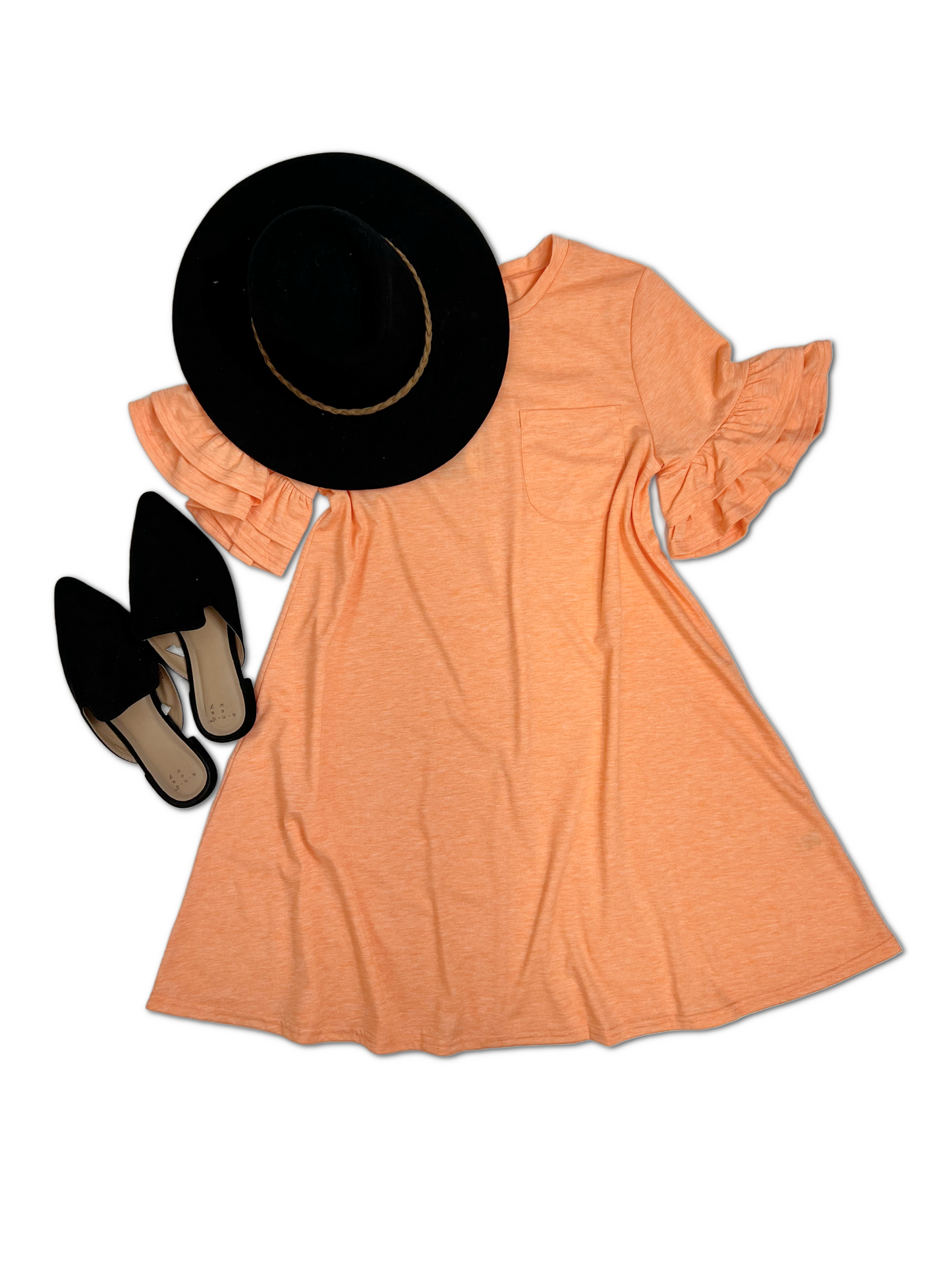 Carefree Mango T-Shirt Dress