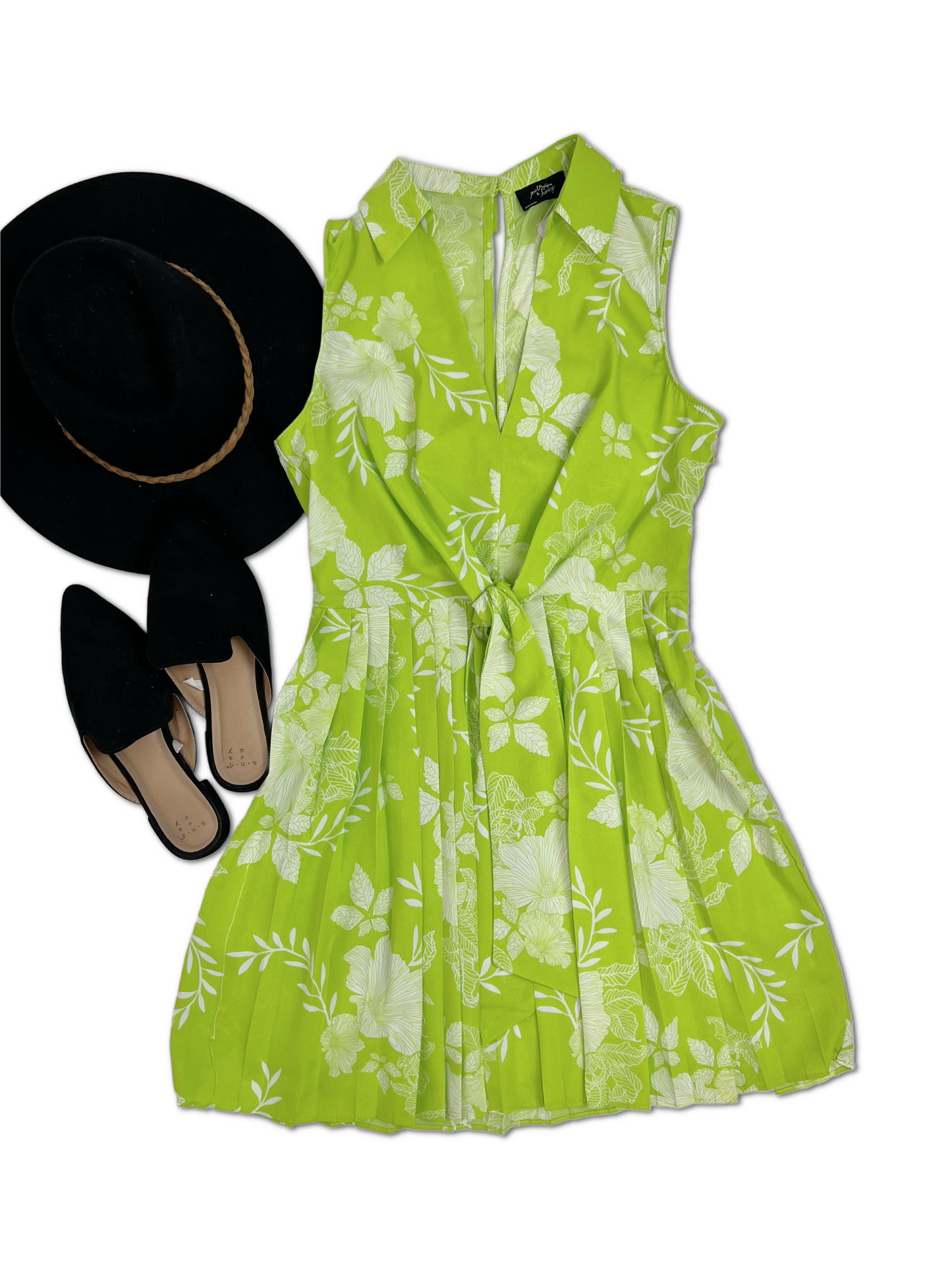 Turning Heads - Lime Dress