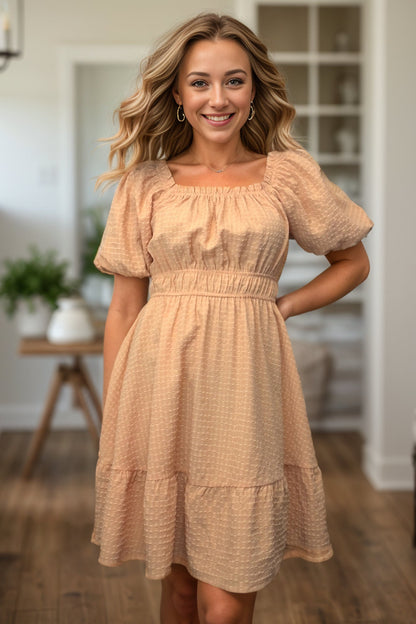 Nellie - Apricot Dress